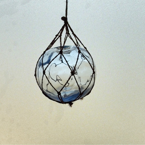 5” Diameter 15 3/4 Circumference Large FLOAT Glass Ball Fishing Bouy Vintage - Picture 2 of 7